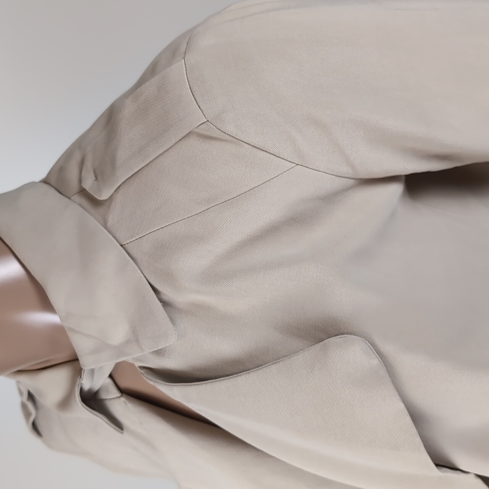 Zara Basic Waterfall Blazer Jacket Moto Draped Kh… - image 4